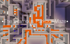 Descarca The Infamous Parkour Maze pentru Minecraft 1.13